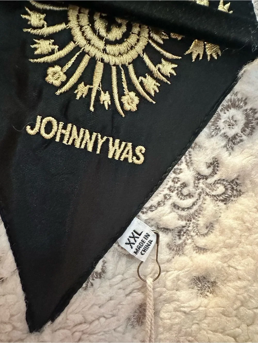 NWTs Johnny Was Faux Suede Sherpa Jacket Size XXL